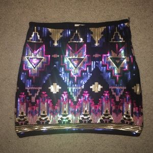 Boutique sequin mini skirt-NWT